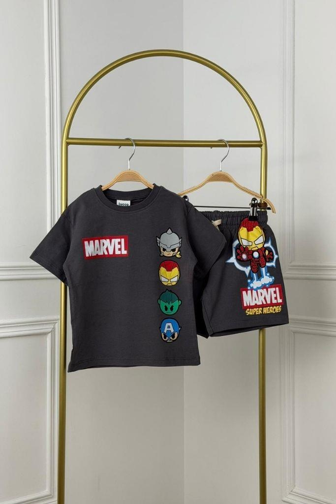 Marvel Super Heroes Şortlu Takım