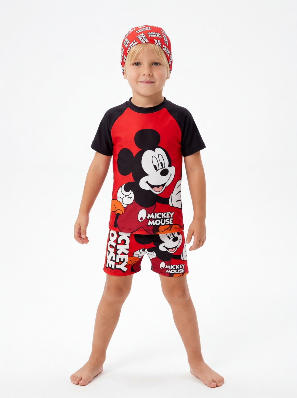 Mickey Boneli Şortlu Mayo