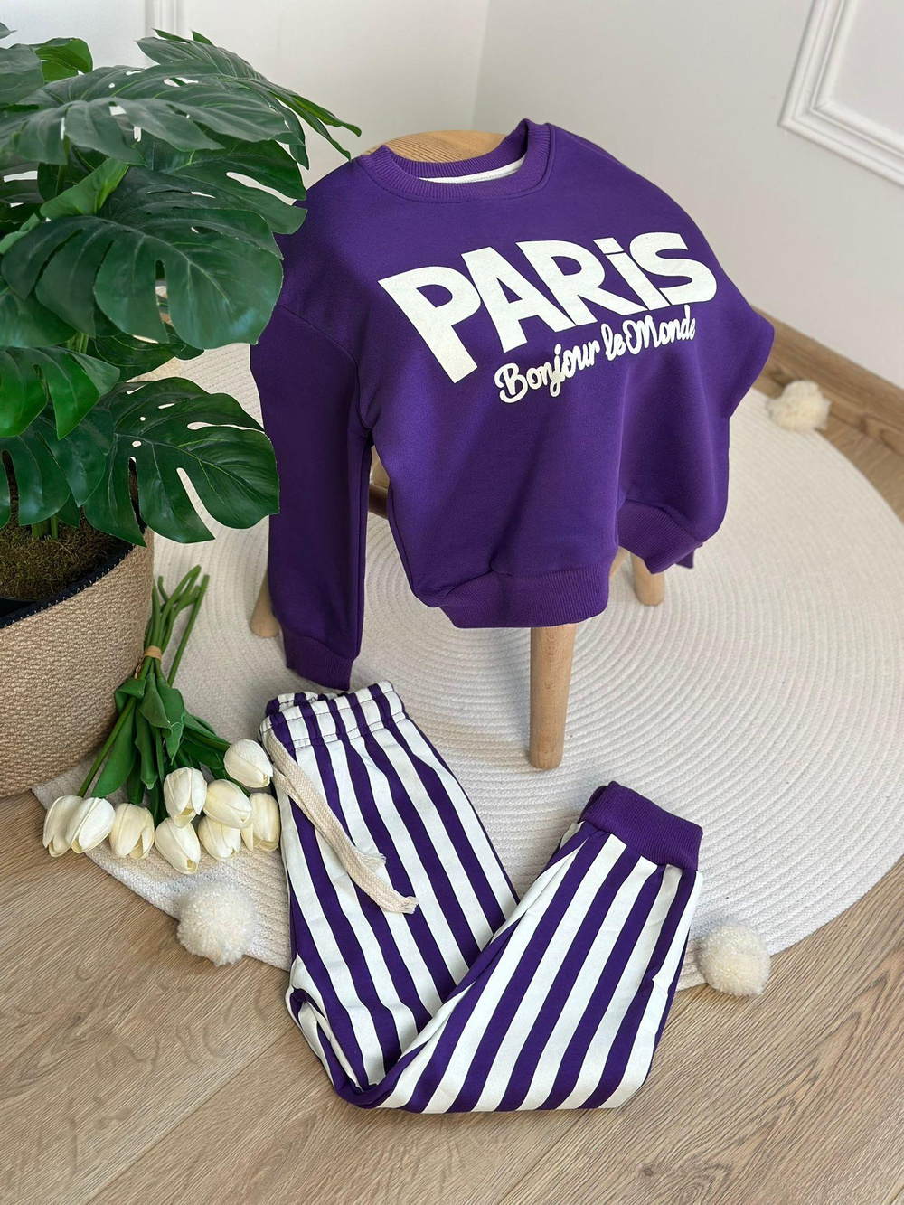 Paris Baskılı Eşofman Takımı