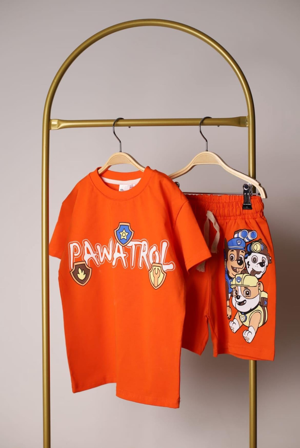 Paw Patrol Playful Sırt Baskılı  Şortlu Takım