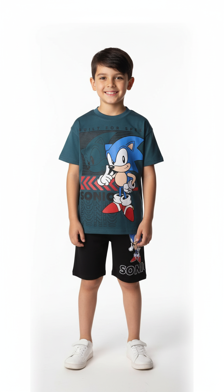 Sonic Şortlu Takım