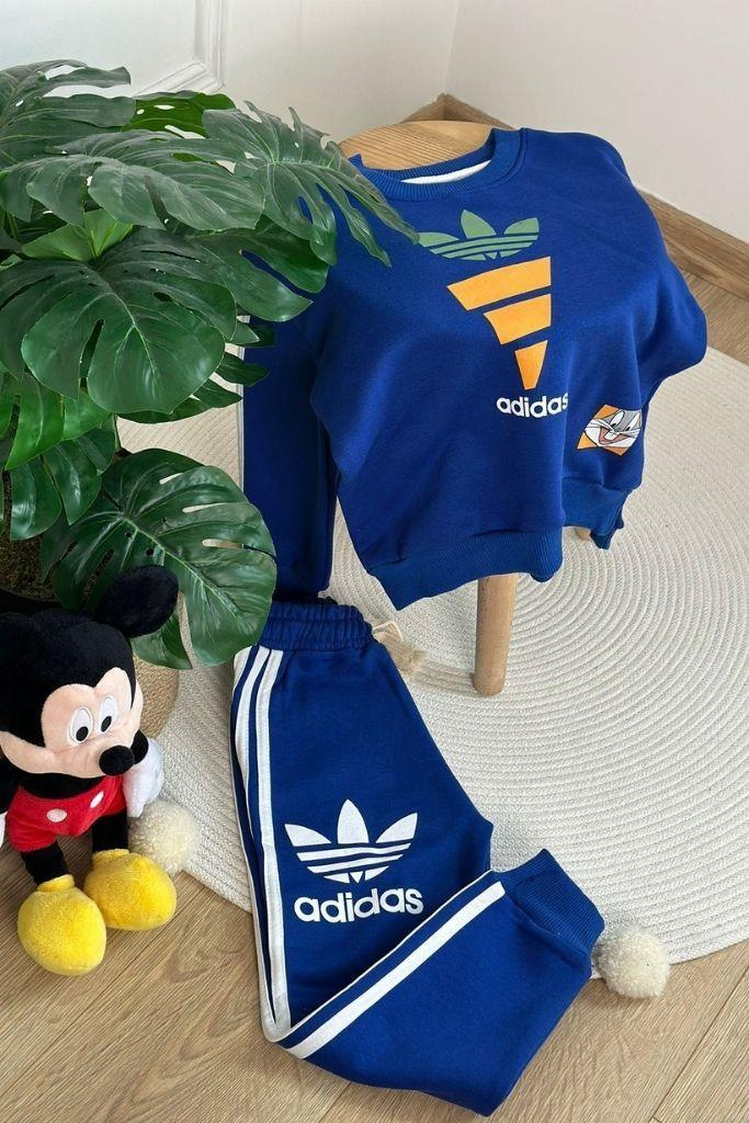 Spor Logolu Bugs Bunny Baskılı Eşofman Takımı