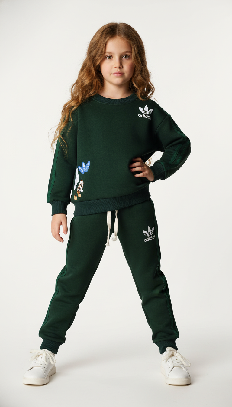 Sporcu Mickey Logo Detaylı Eşofman Takımı