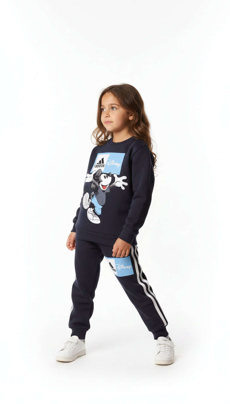 Sporcu Mickey Logo Detaylı Eşofman Takımı