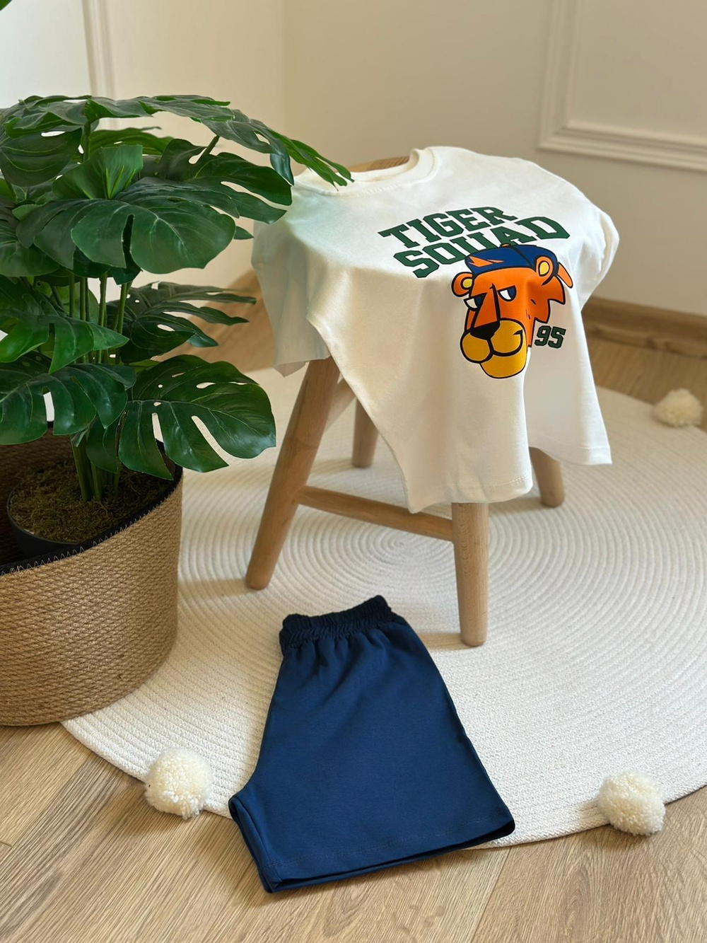 Tiger Squad Baskılı Şortlu Takım