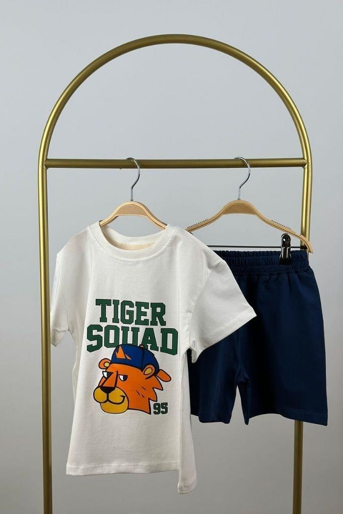 Tiger Squad Baskılı Şortlu Takım