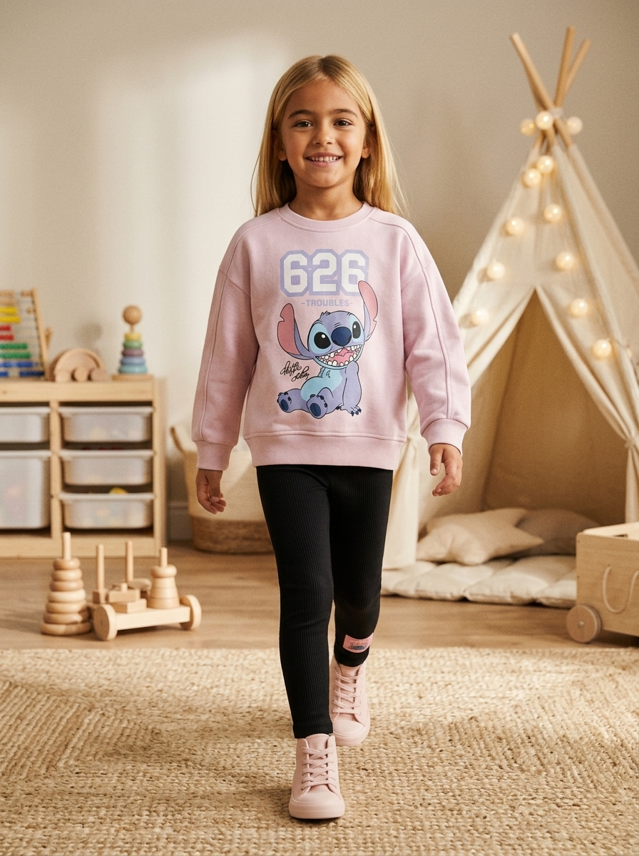 Troubles Stitch Taytlı Takım