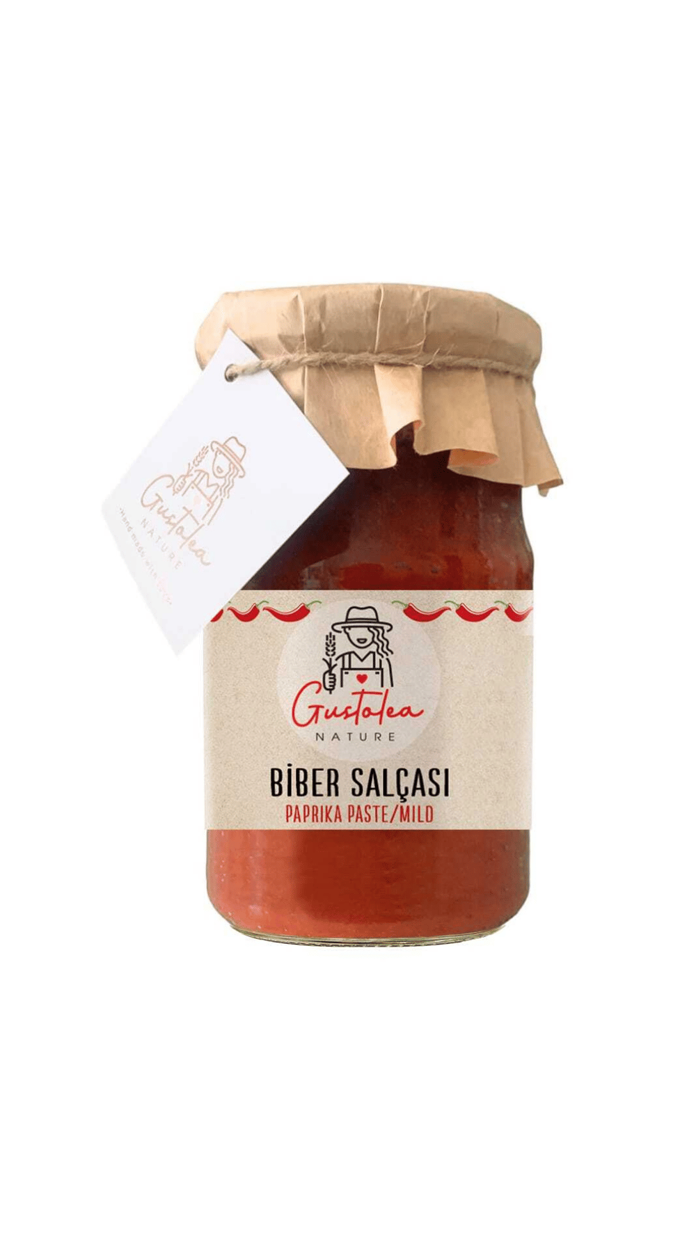 Gustolea Nature Ev Yapımı Güneşte Kurutulmuş Tatlı Biber Salçası 1 Kg