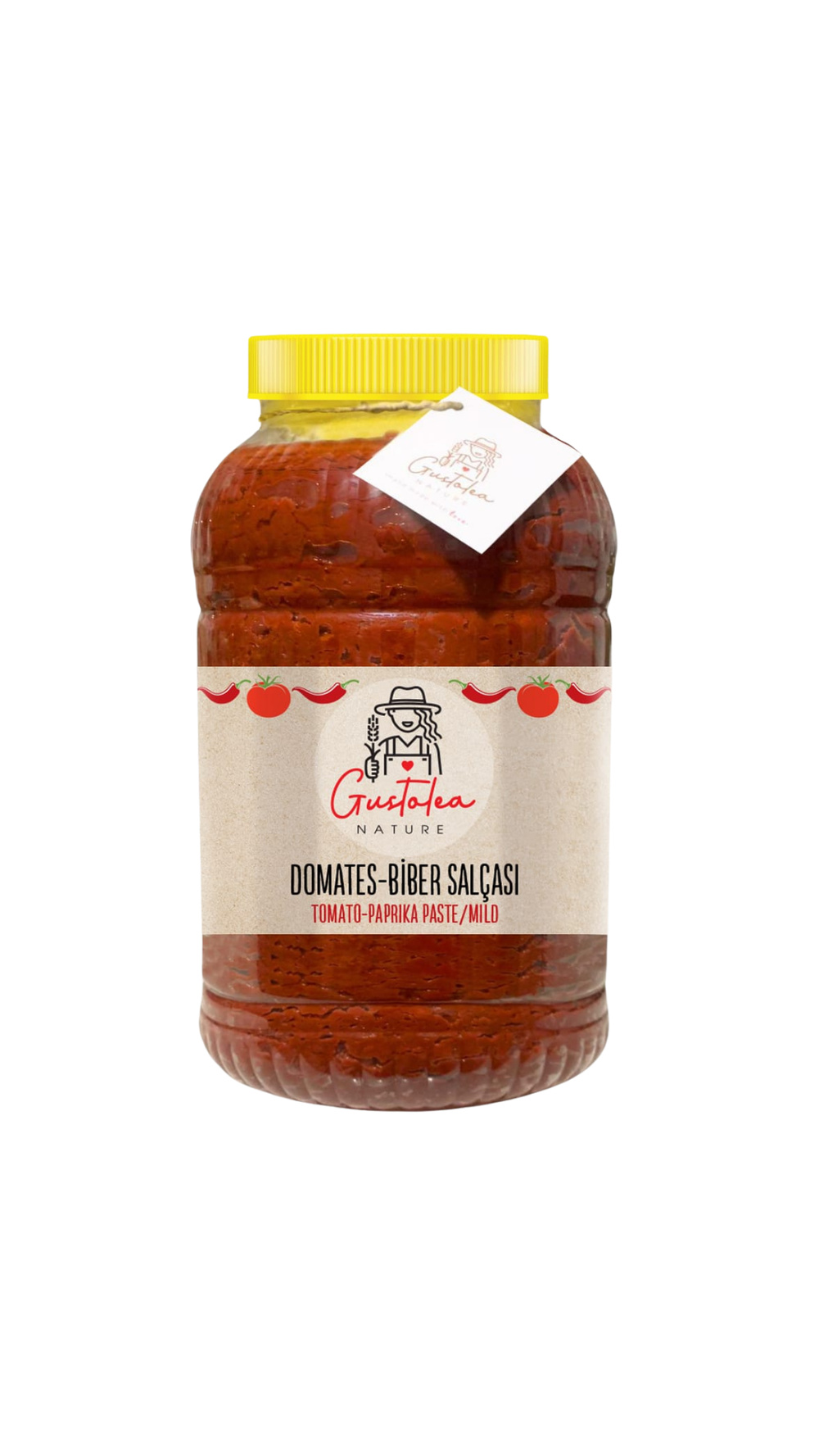 Gustolea Nature Ev Yapımı Güneşte Kurutulmuş Karışık Salça 5 Kg