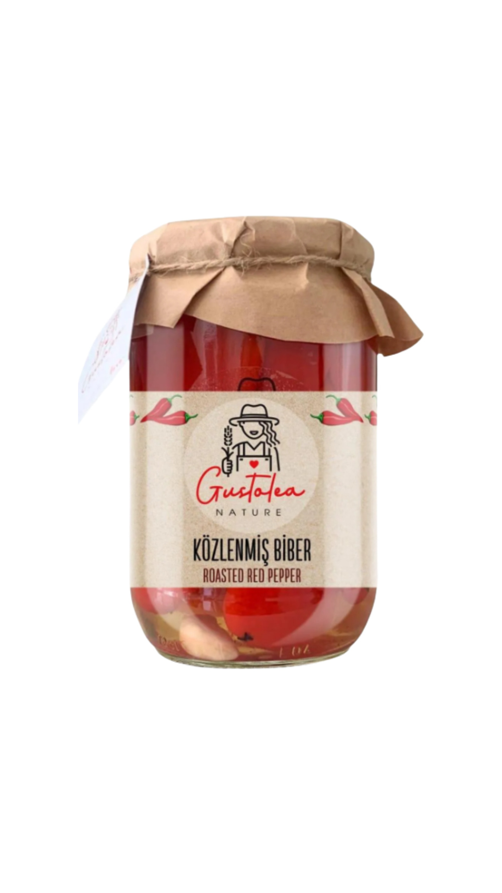 Gustolea Nature Közlenmiş Kapya Biber (660cc)