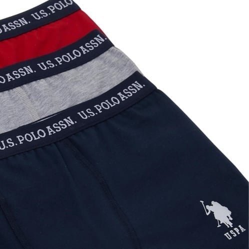 U.s Polo Assn.Erkek Çocuk 3 Lü Çocuk Boxer Takım 3-14 Yaş