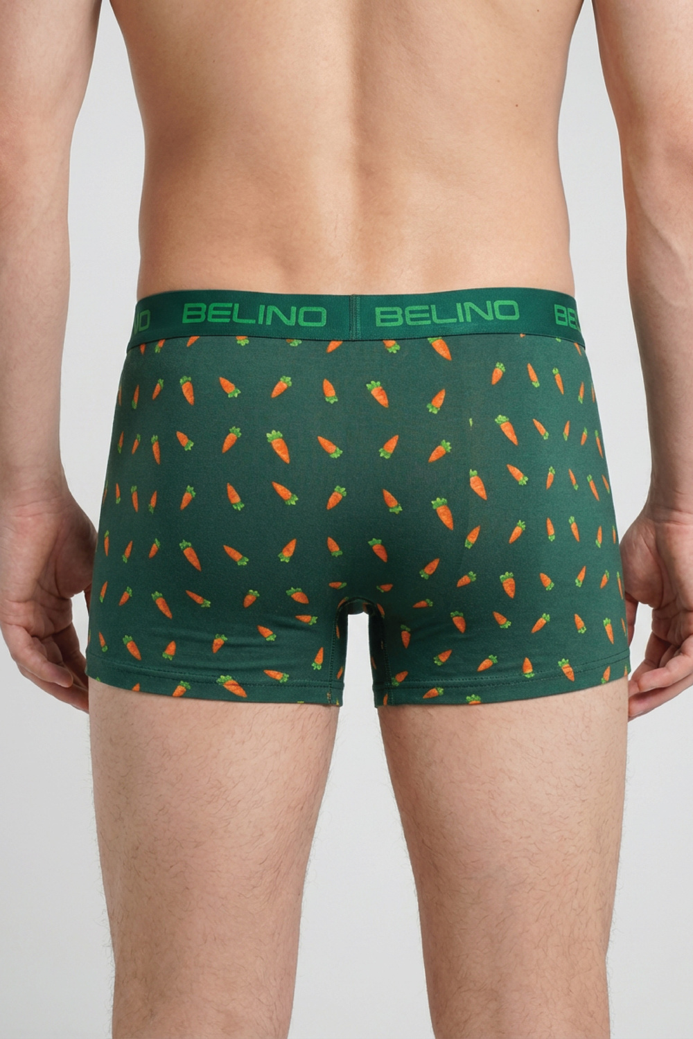  Desenli Erkek Boxer- Carrot Charm
