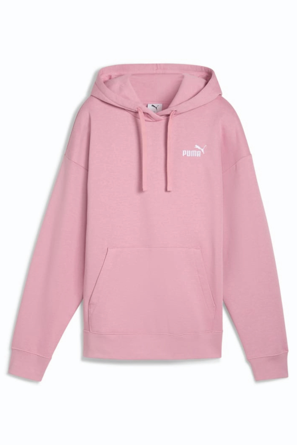  Puma Essentials Small No.1 Logo Kadın Pembe Kapüşonlu Sweatshirt 