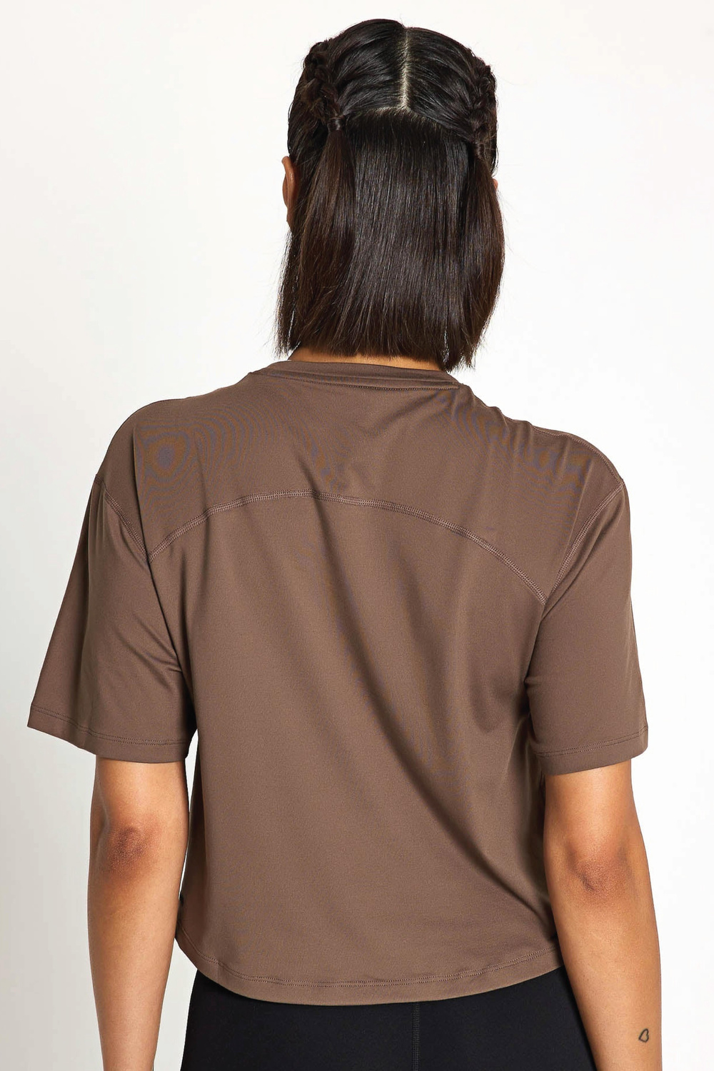 Puma Cloudspun Relaxed Tee Oversızed Kahve Renkli Tişört
