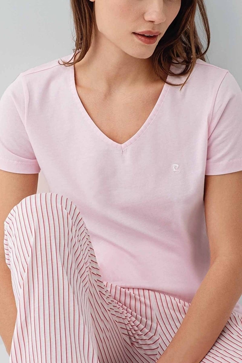 Kadın Pembe Pijama Takım
