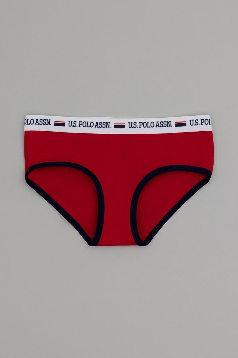 U.S.Polo Assn.Kız Çocuk 6 Lı Slip Külot Navy