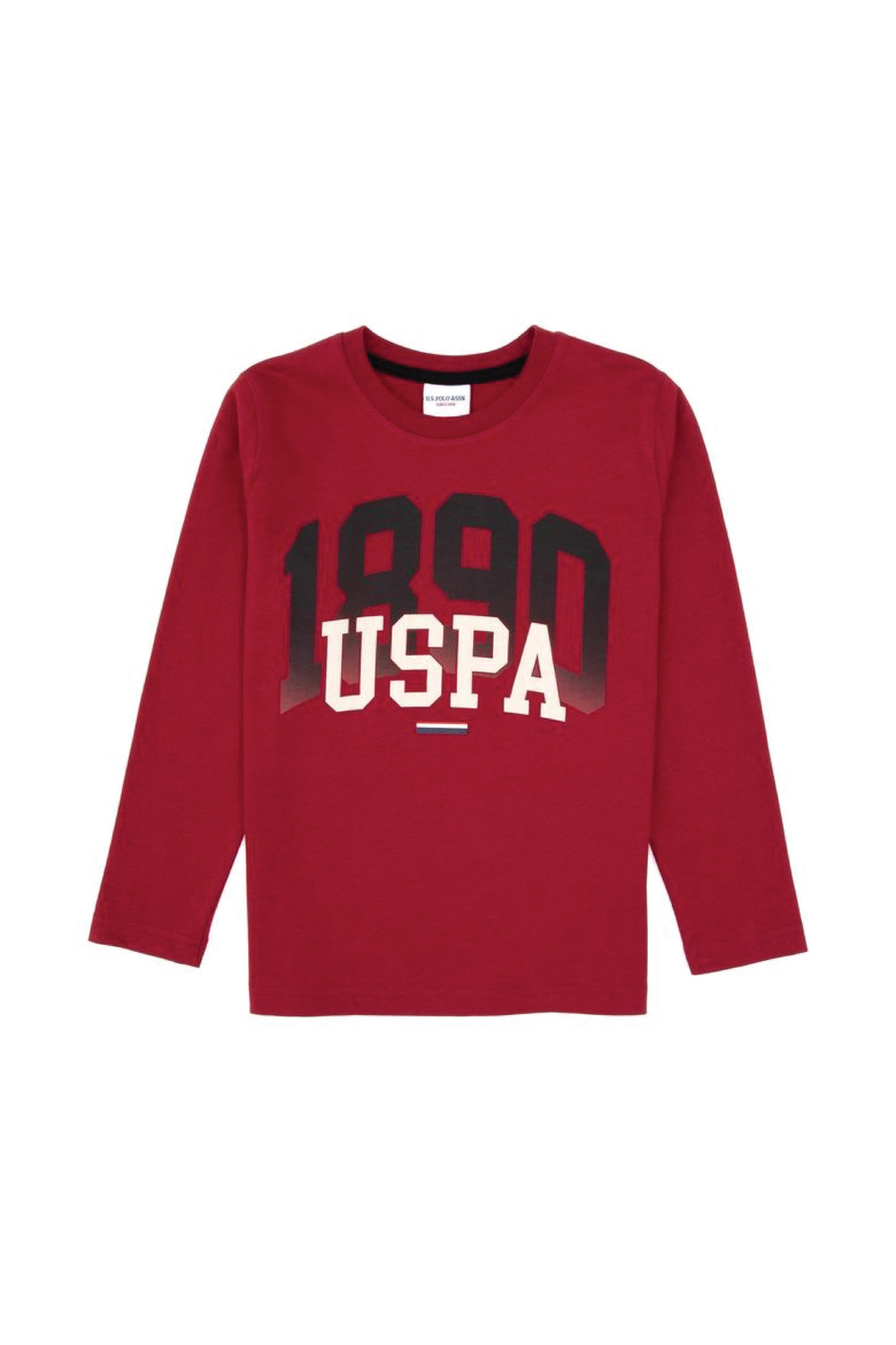 U.s. Polo Assn Erkek Çocuk Uzun Kol Bordo Pijama Takım 