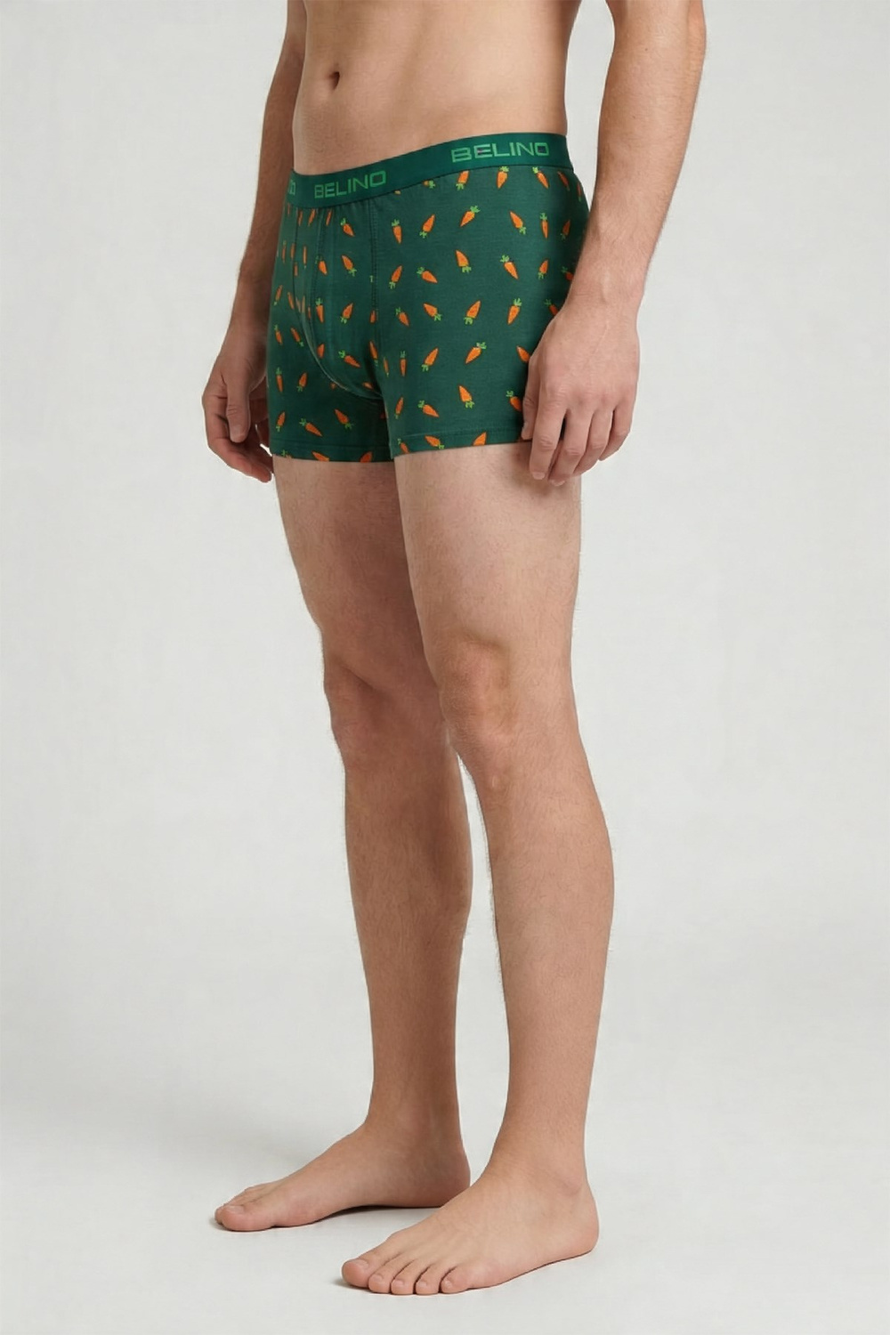  Desenli Erkek Boxer- Carrot Charm