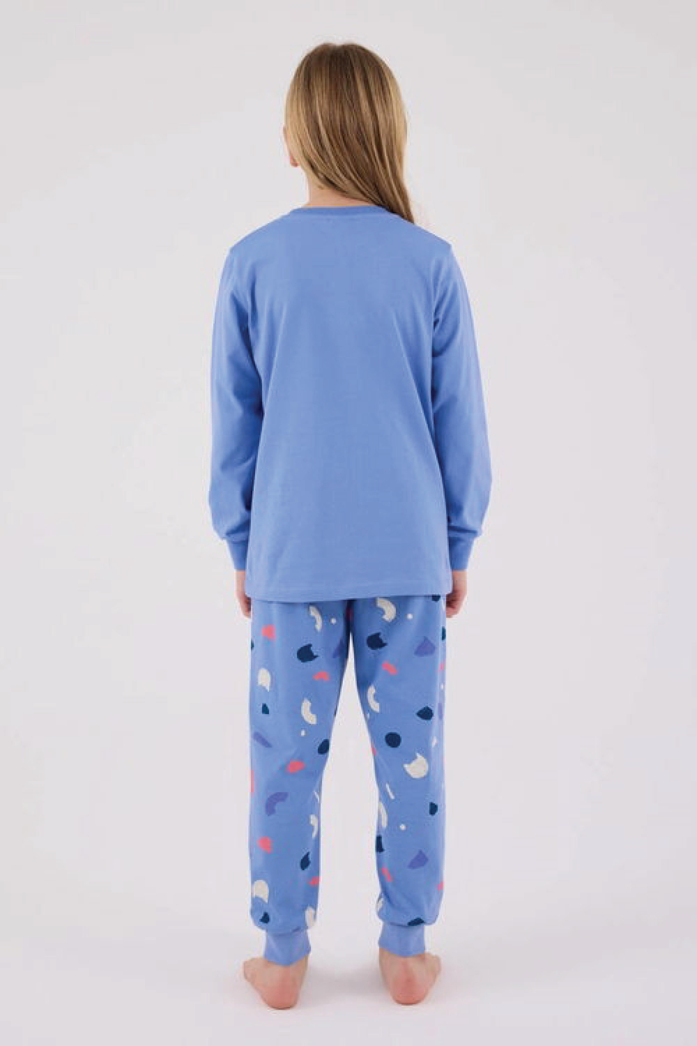 Rolypoly Kız Çocuk Açık İndigo Pijama Takımı