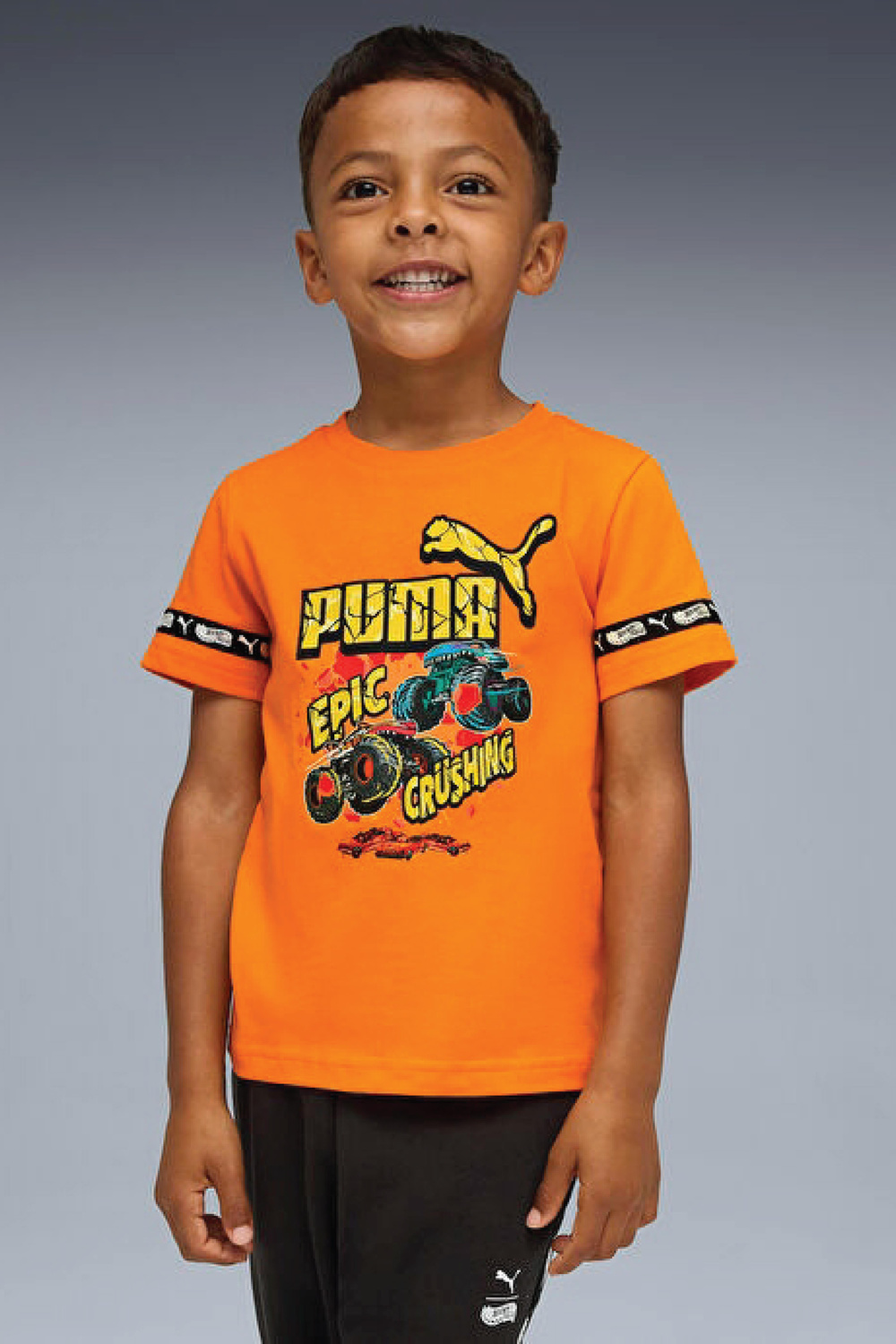 Puma X Hot Wheels Erkek Çocuk Turuncu T-Shirt