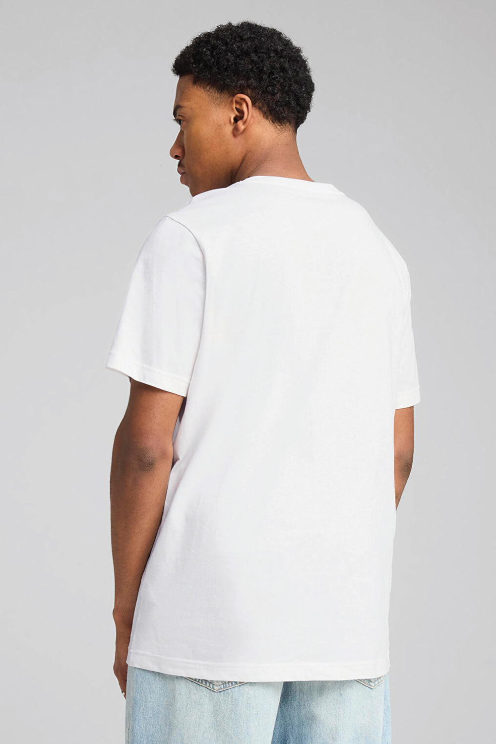 Puma ESS No.1 Logo Tee Erkek Baskılı T-Shirt Beyaz Renk
