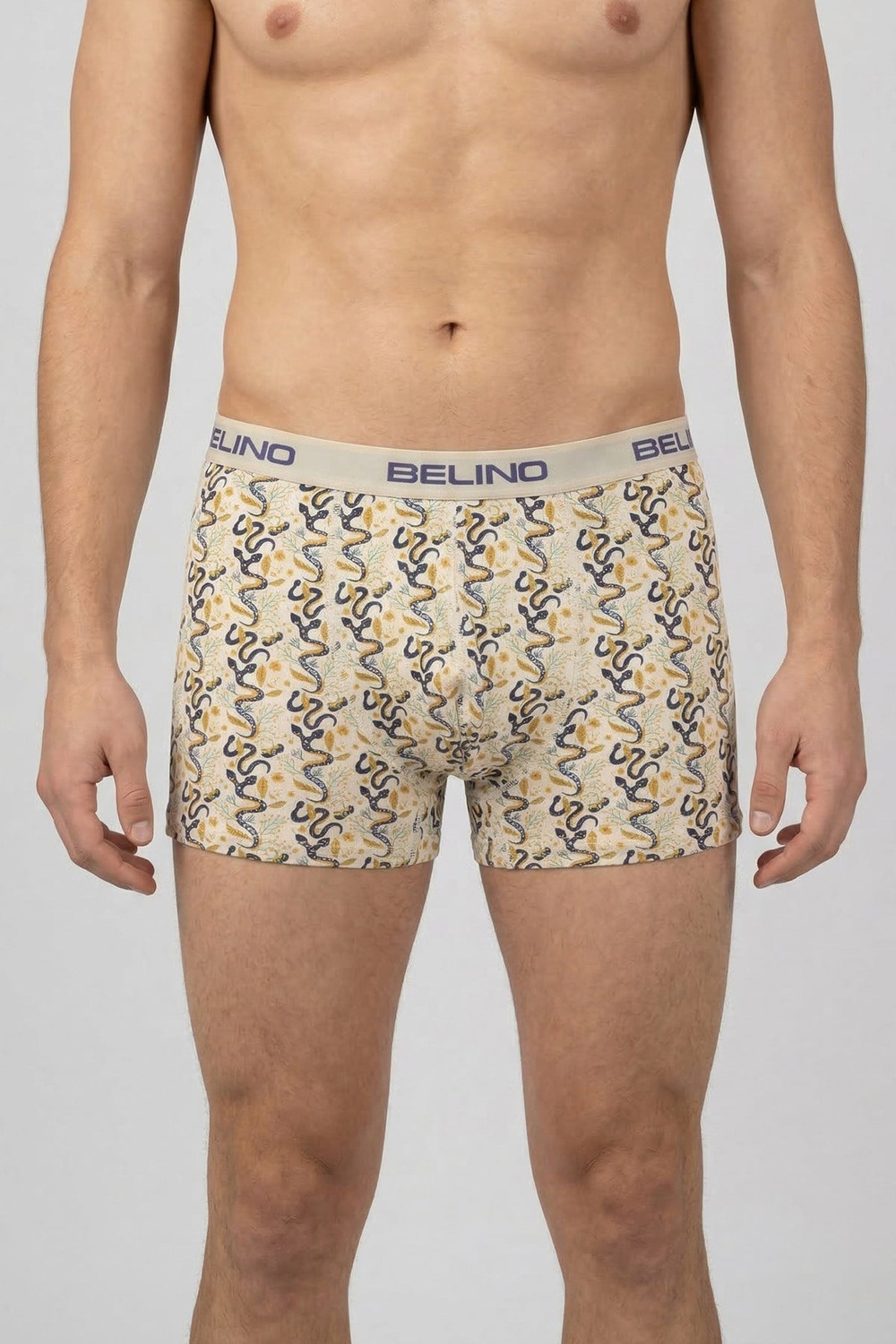 Erkek Boxer Şort Desenli- Snake Game	
