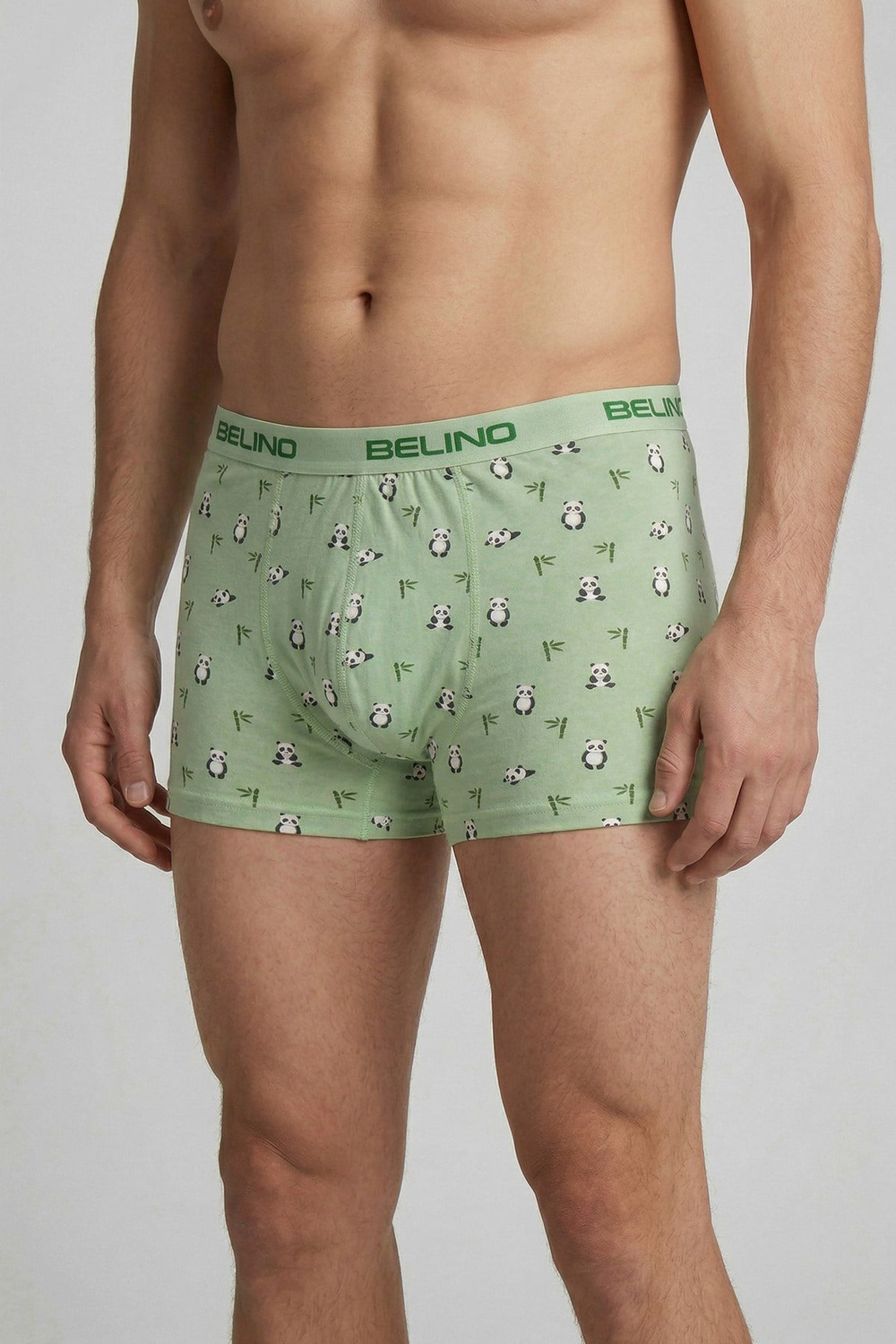 Erkek Boxer Şort Desenli- Panda Love	