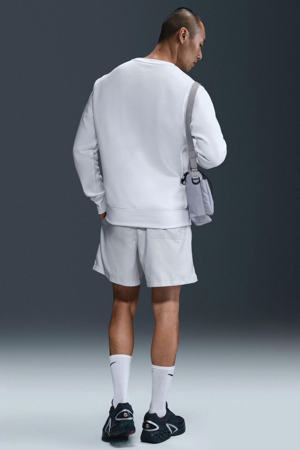 Nike Sportswear Fn3886-100 Beyaz Erkek Fleece Sweatshirt