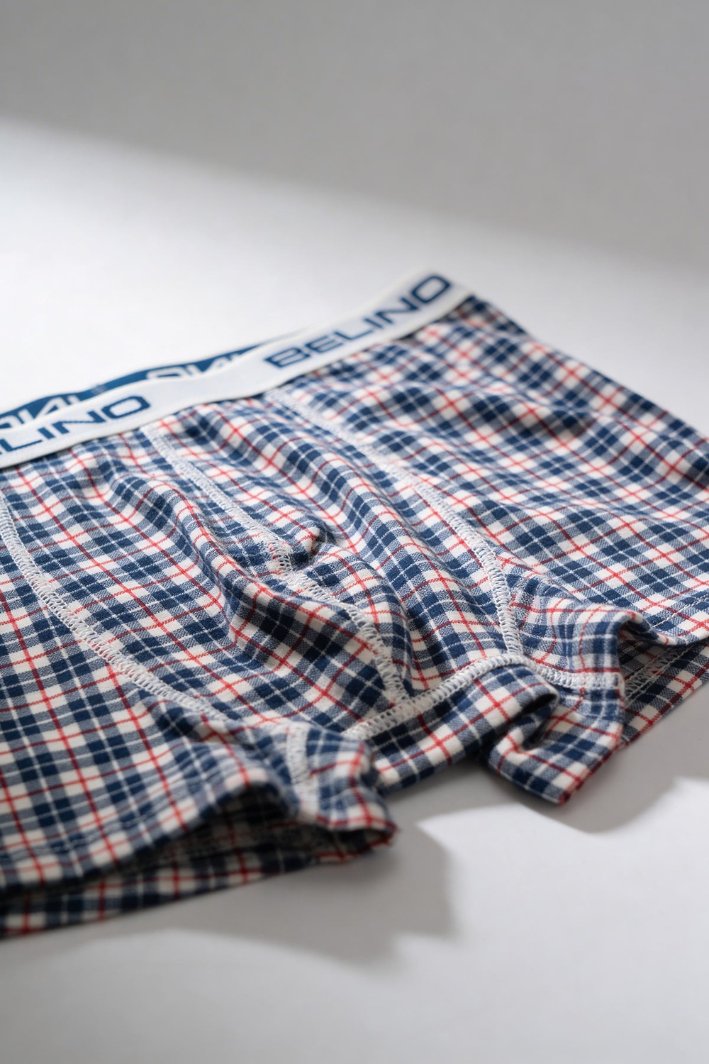 Erkek Boxer Şort Ekose Desenli- Plaid Timeless