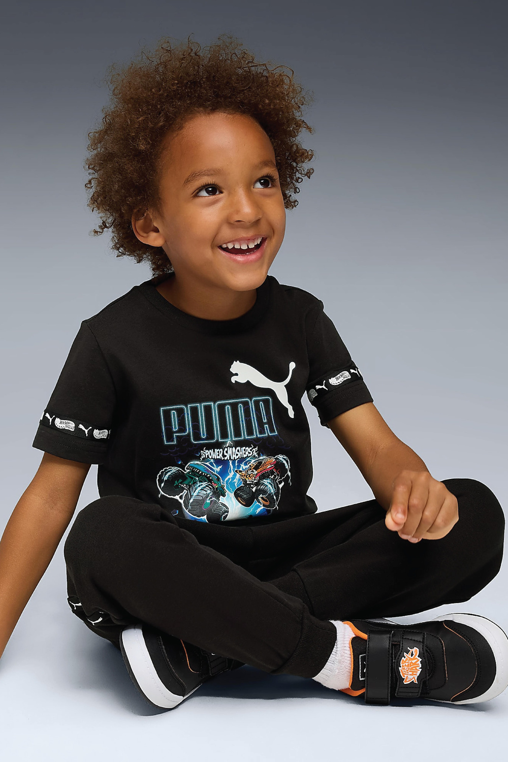 Puma X Hot Wheels Çocuk Siyah T-Shirt