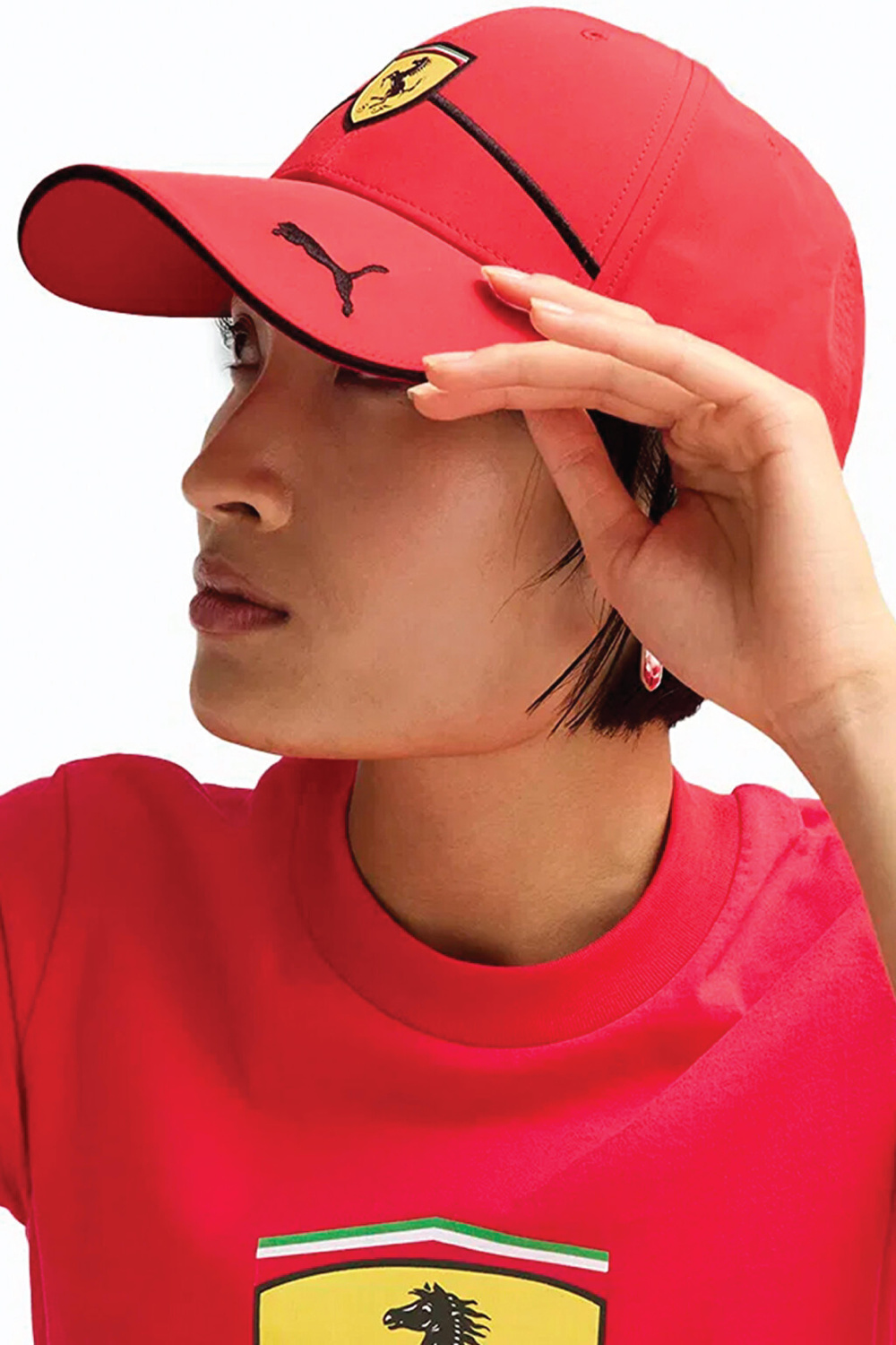 Puma FERRARI Race Beyzbol Şapkası Kırmızı Unisex Şapka
