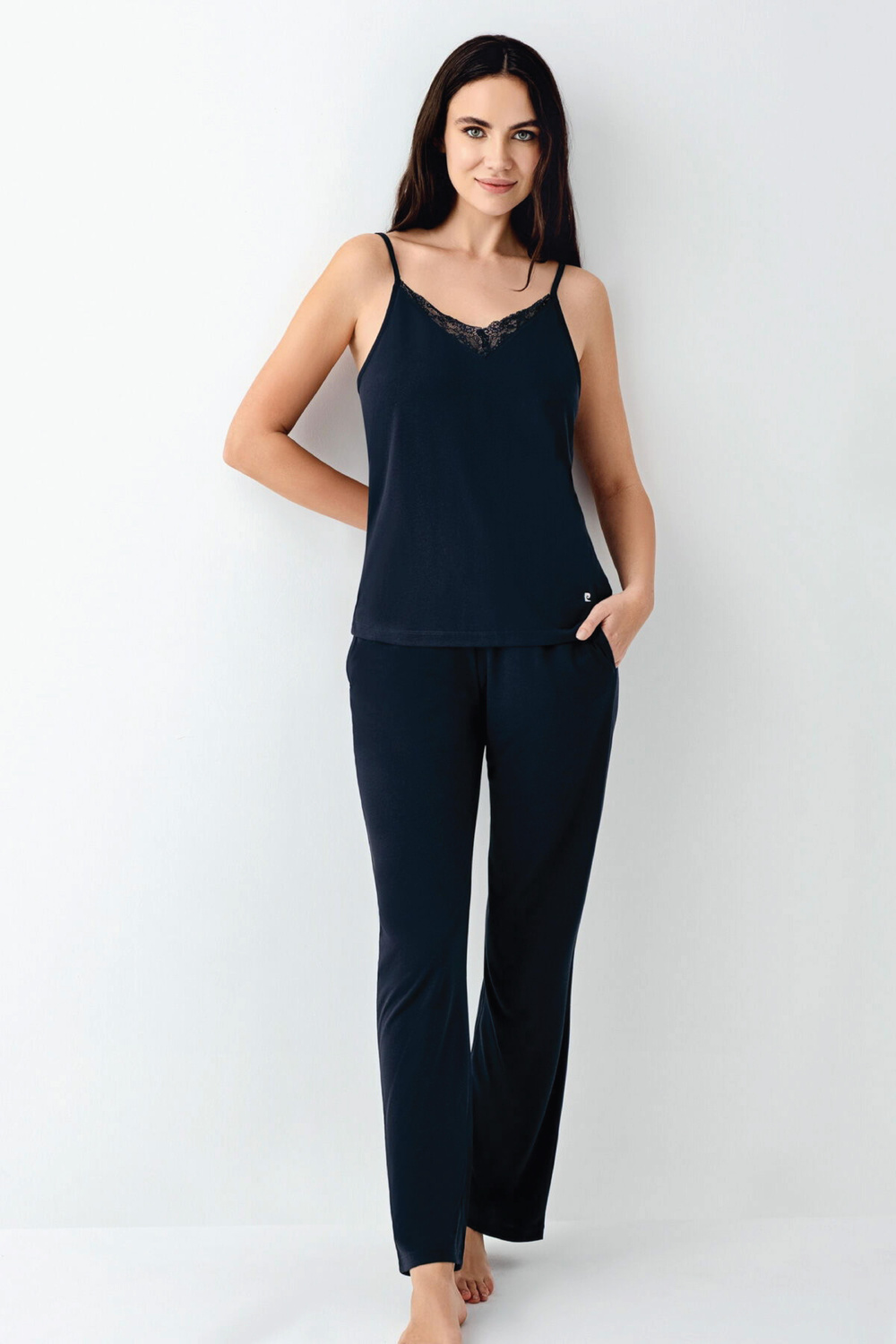 Pierre Cardin Kadın Beyaz Kısakollu Pijama Takımı