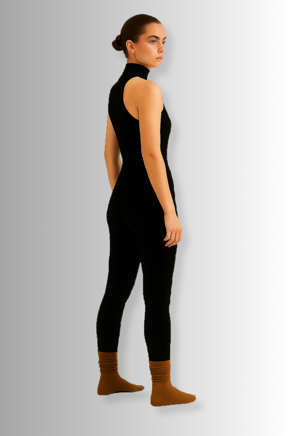 Kadınlar İçin Şık Görünümlü 3 Lü Paket Tozluk Spor Çorap