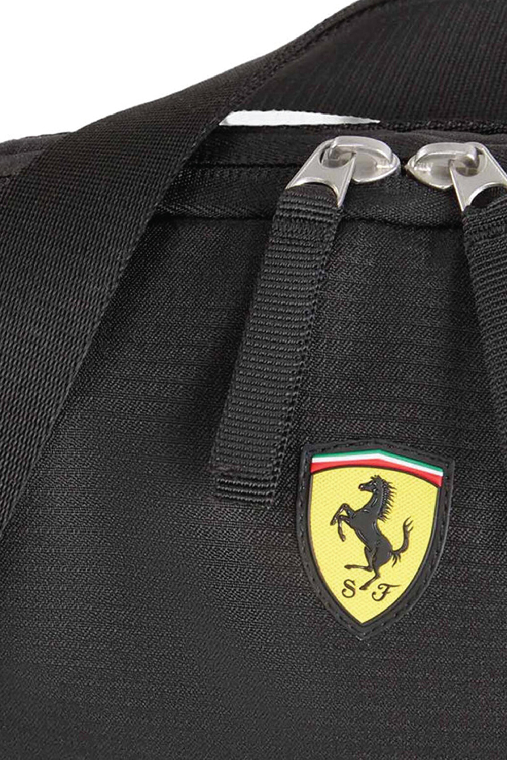 Puma Ferrari Race Siyah Unisex Logo Detaylı Bel Çantası