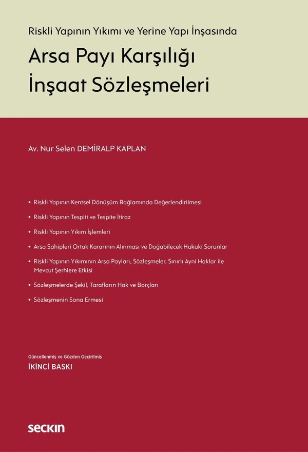 Arsa Payı Karşılığı İnşaat Sözleşmeleri