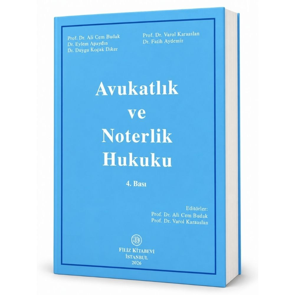 Avukatlık ve Noterlik Hukuku  kitap kapağı