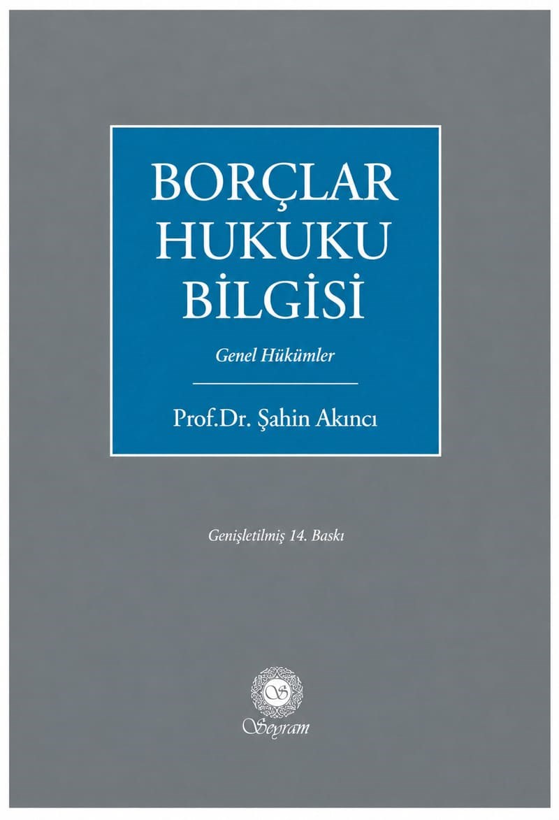 Borçlar Hukuku Bilgisi Genel Hükümler  kitap kapağı