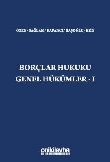 Borçlar Hukuku Genel Hükümler - I