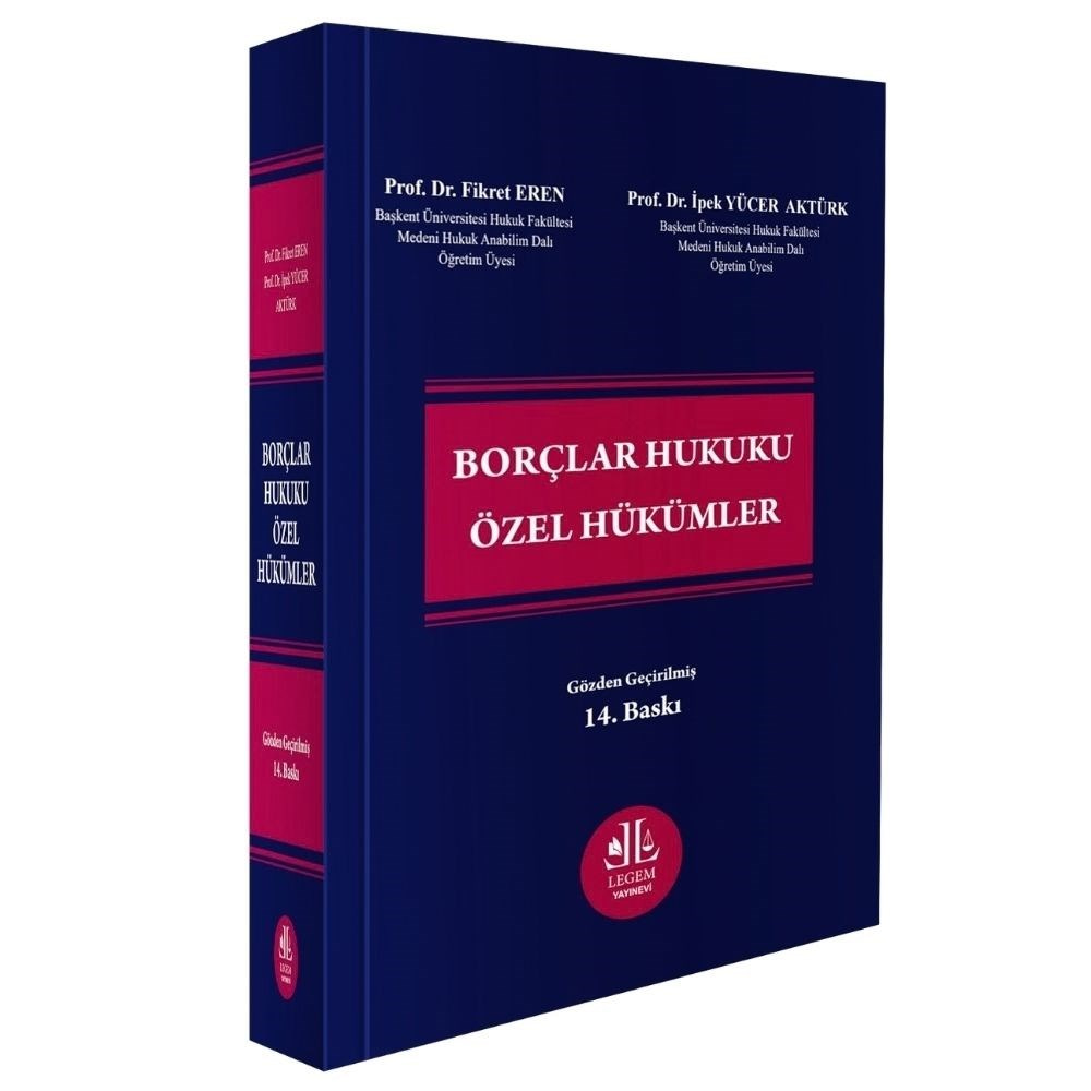 Borçlar Hukuku Özel Hükümler  kitap kapağı