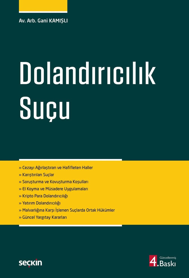 Dolandırıcılık Suçu  kitap kapağı