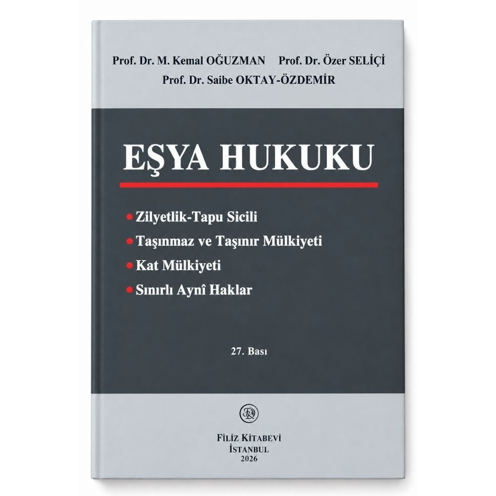 Eşya Hukuku  kitap kapağı
