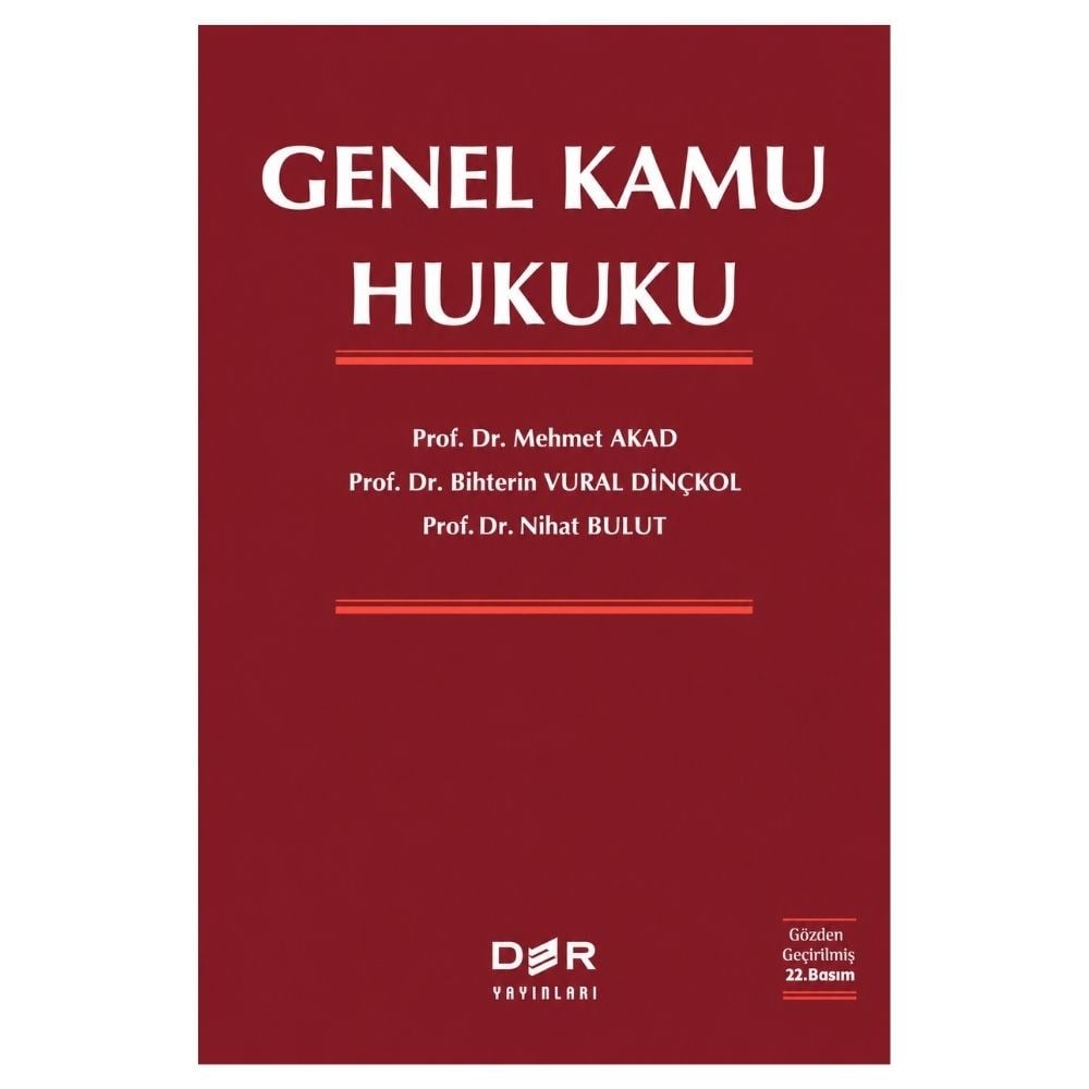 Genel Kamu Hukuku  kitap kapağı