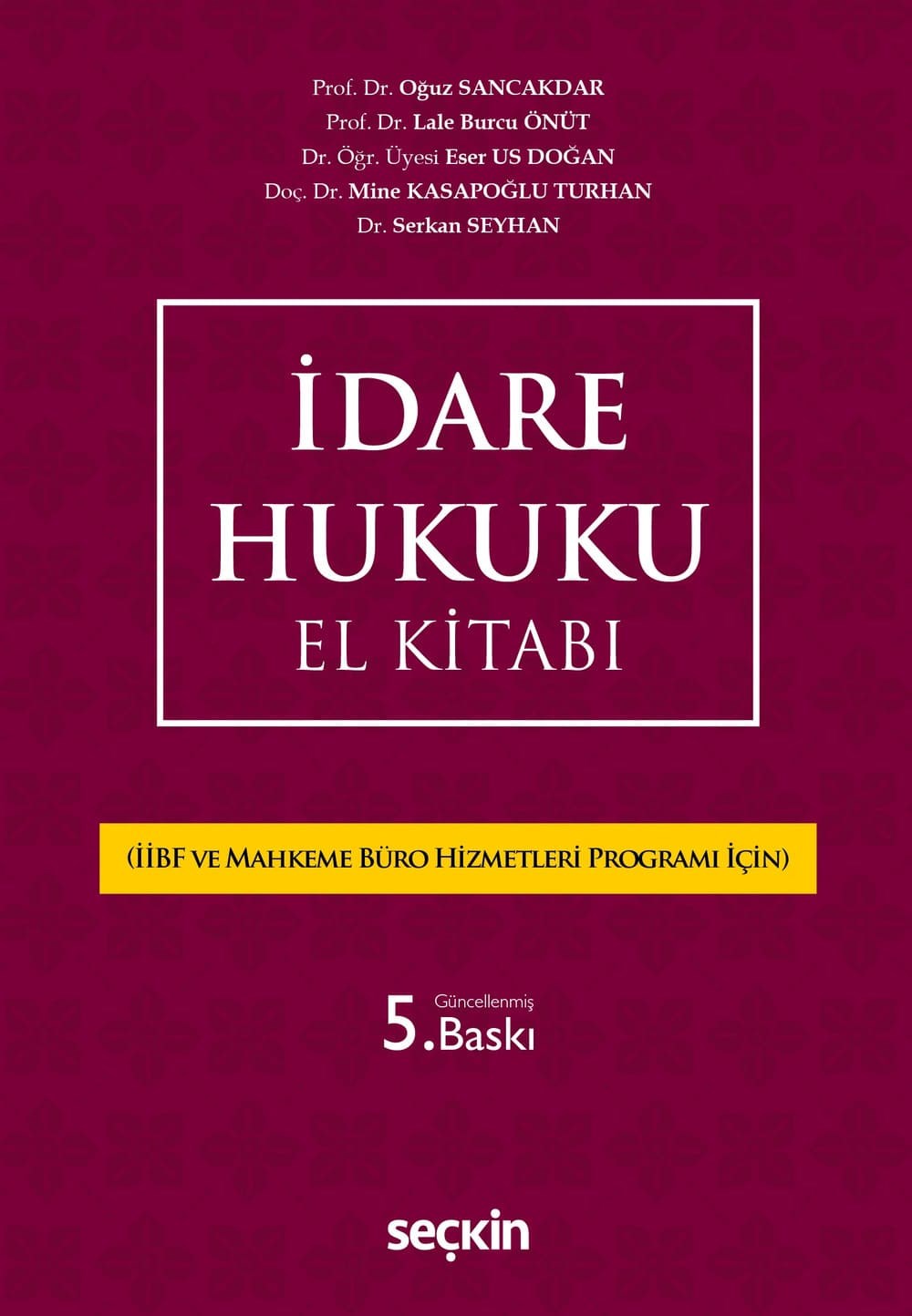 İdare Hukuku El Kitabı  kitap kapağı