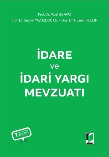 İdare ve İdari Yargı Mevzuatı  kitap kapağı