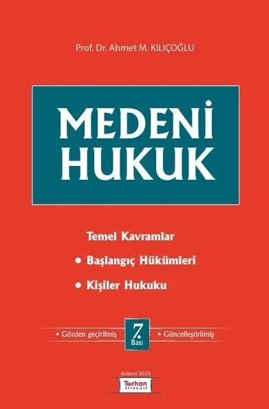 Medeni Hukuk  kitap kapağı