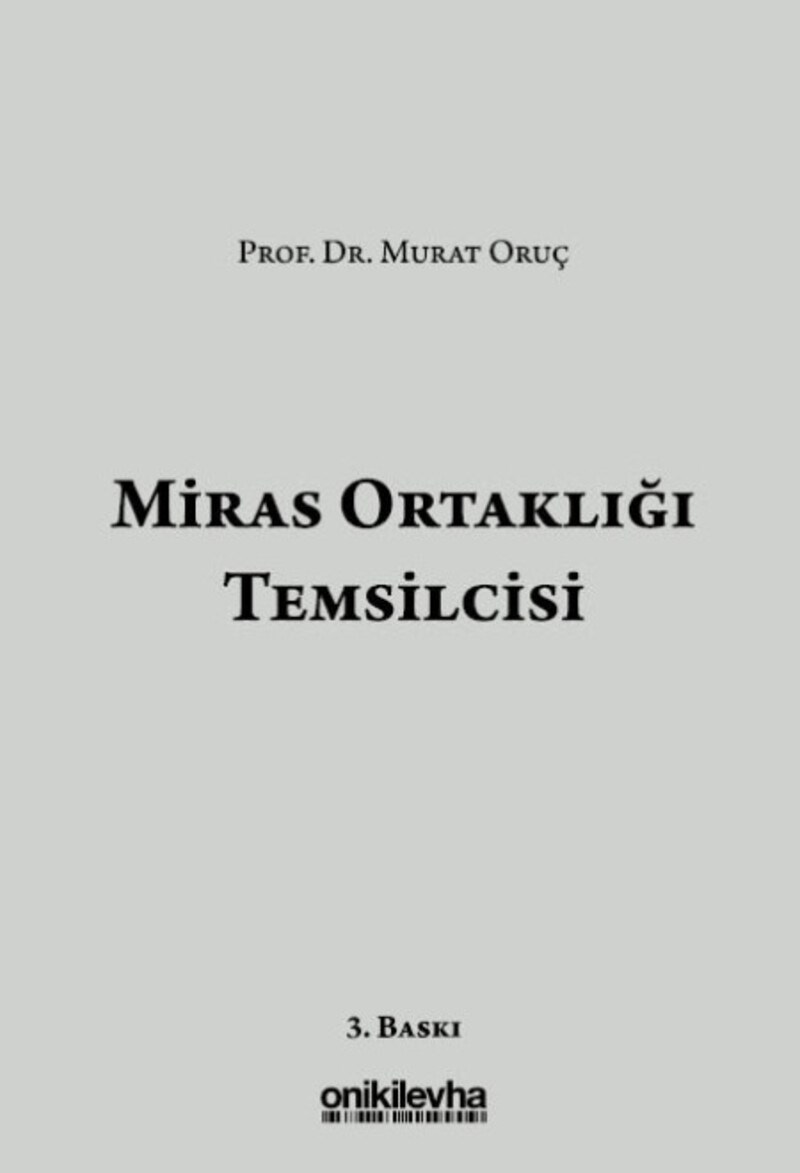 Miras Ortaklığı Temsilcisi  kitap kapağı