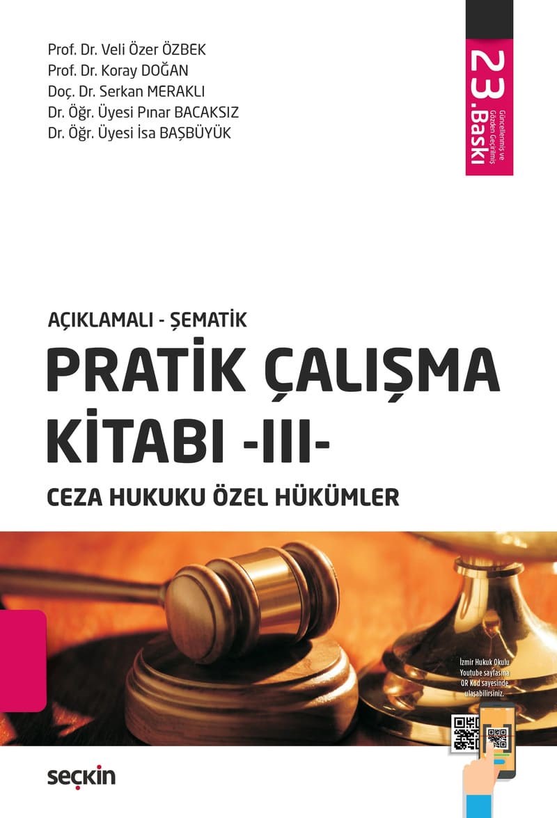 Pratik Çalışma Kitabı III (Ceza Hukuku Özel Hükümler)  kitap kapağı