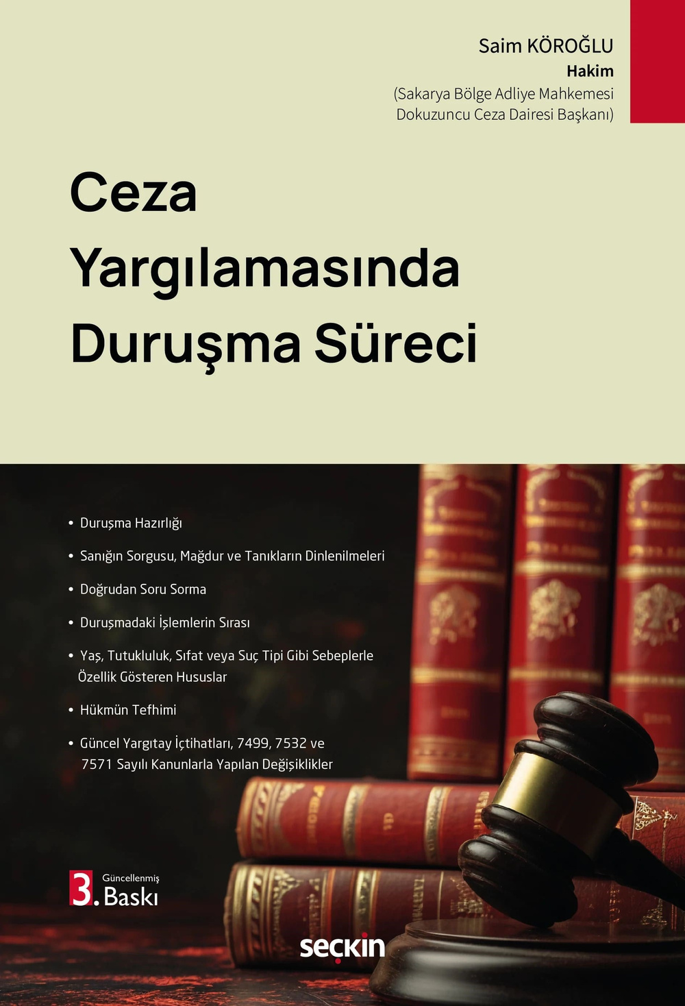 Seçkin Yayınları Ceza Yargılamasında Duruşma Süreci