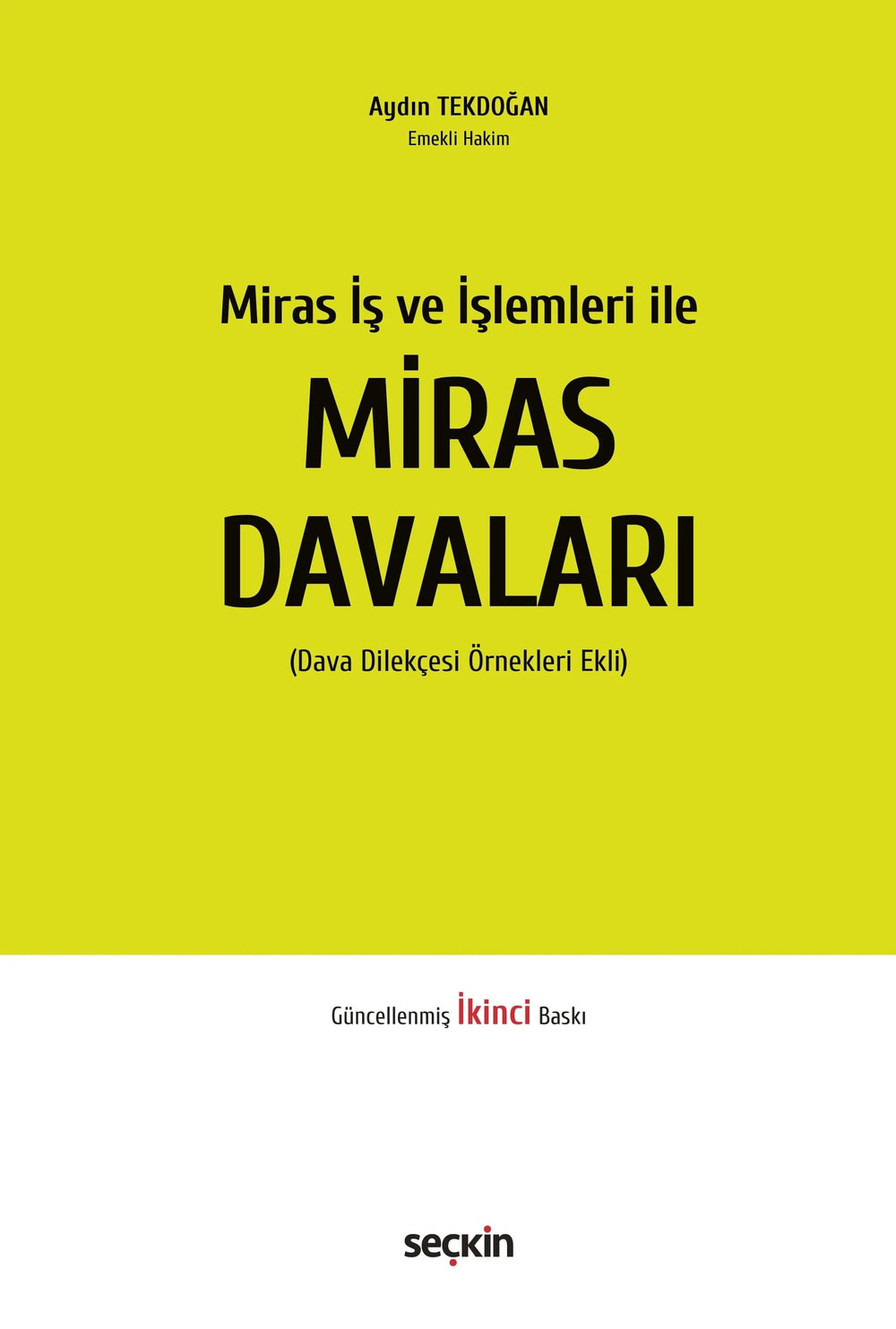 Seçkin Yayınları Miras Davaları