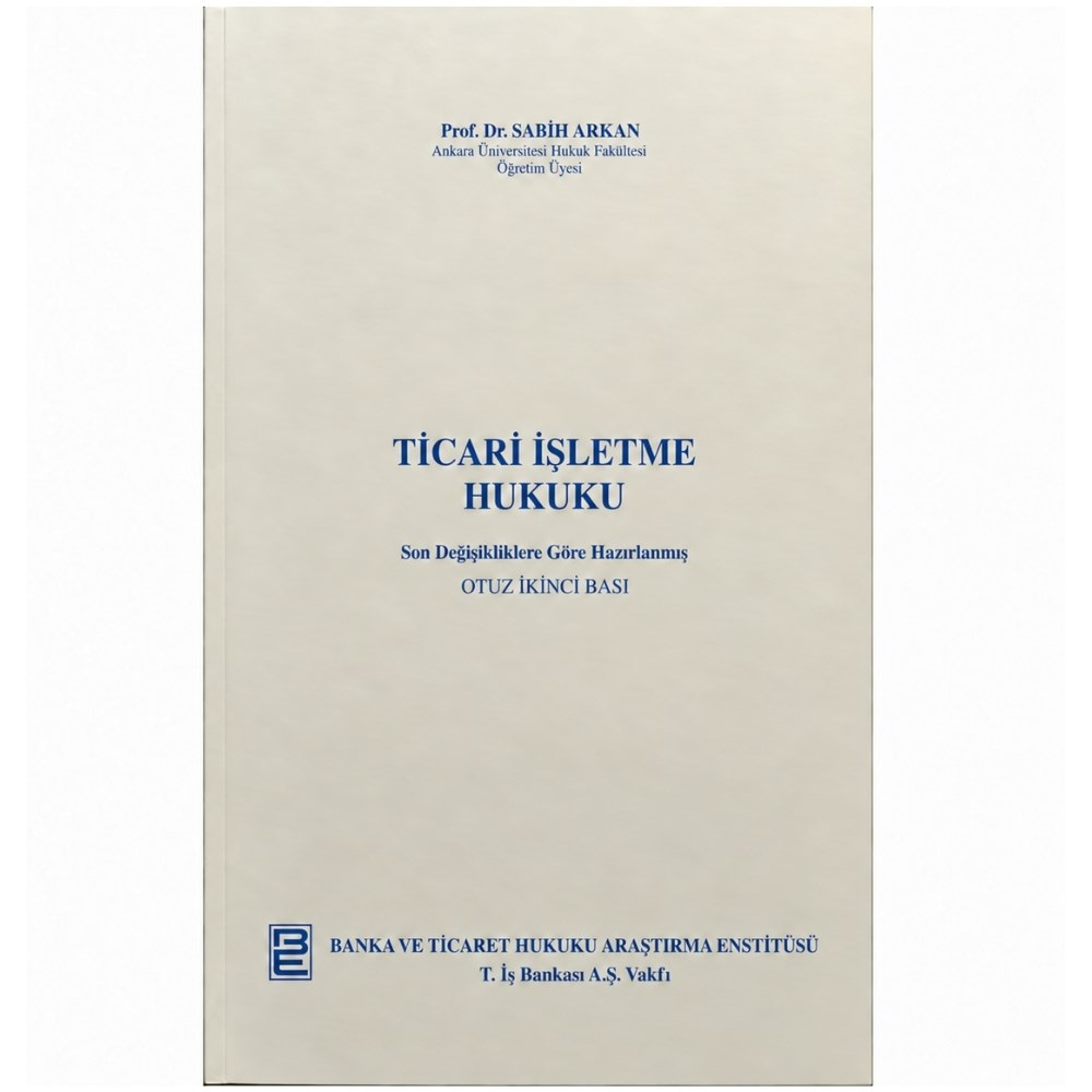 Ticari İşletme Hukuku  kitap kapağı